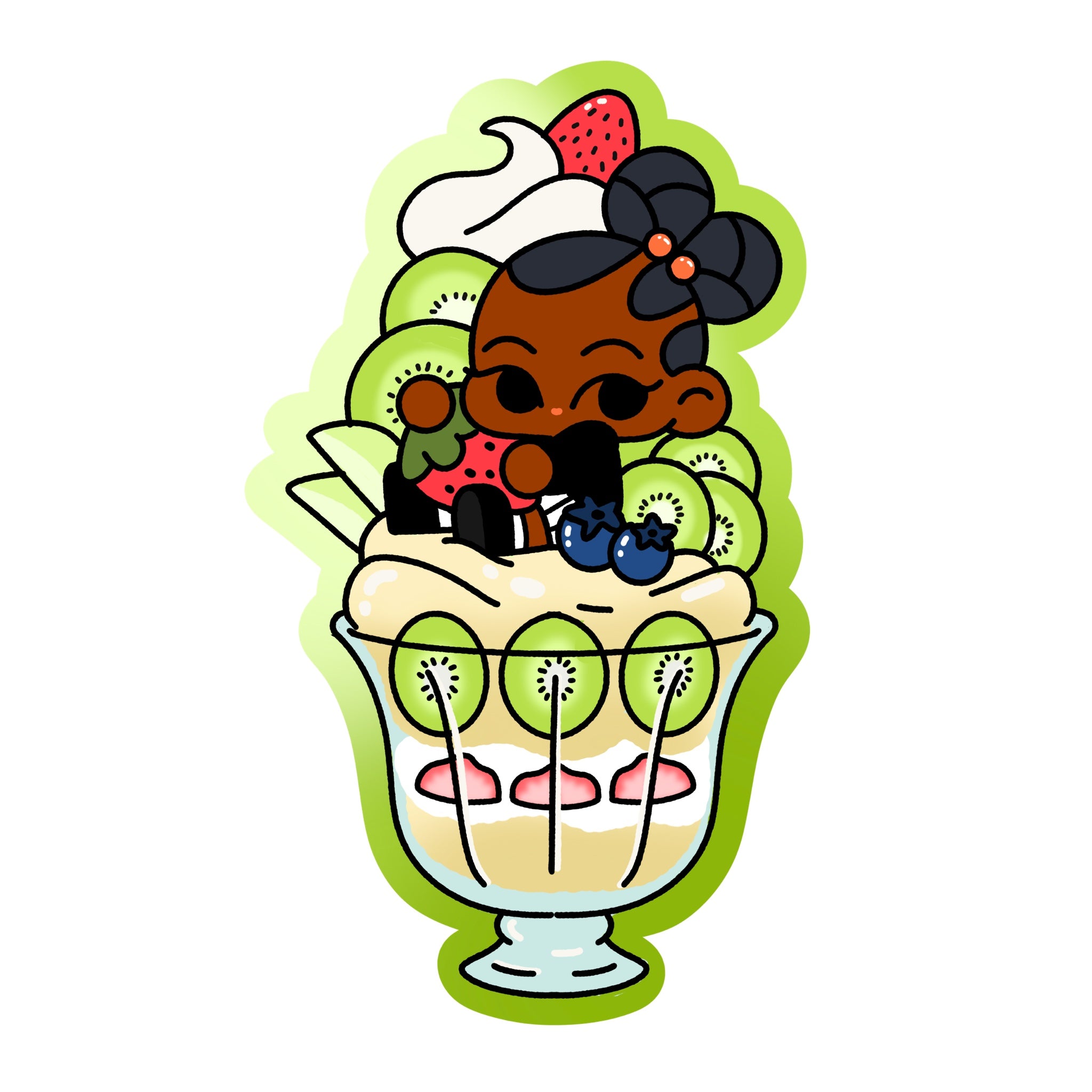 Pretty Parfaits Die-Cut Stickers