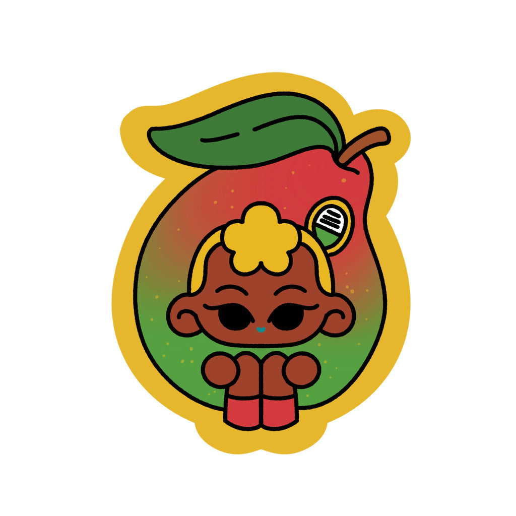 Tropical Fruity Cuties Die-Cut Sticker Pack