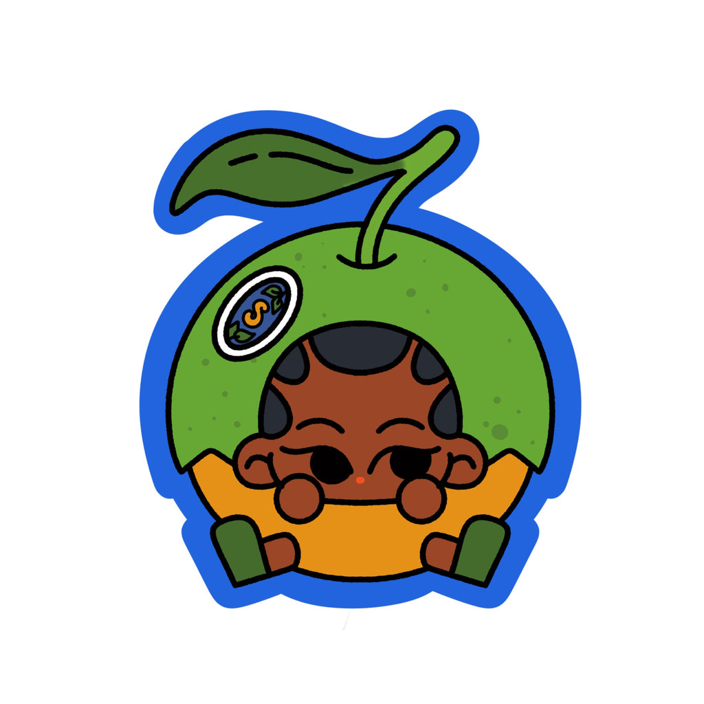 Tropical Fruity Cuties Die-Cut Sticker Pack
